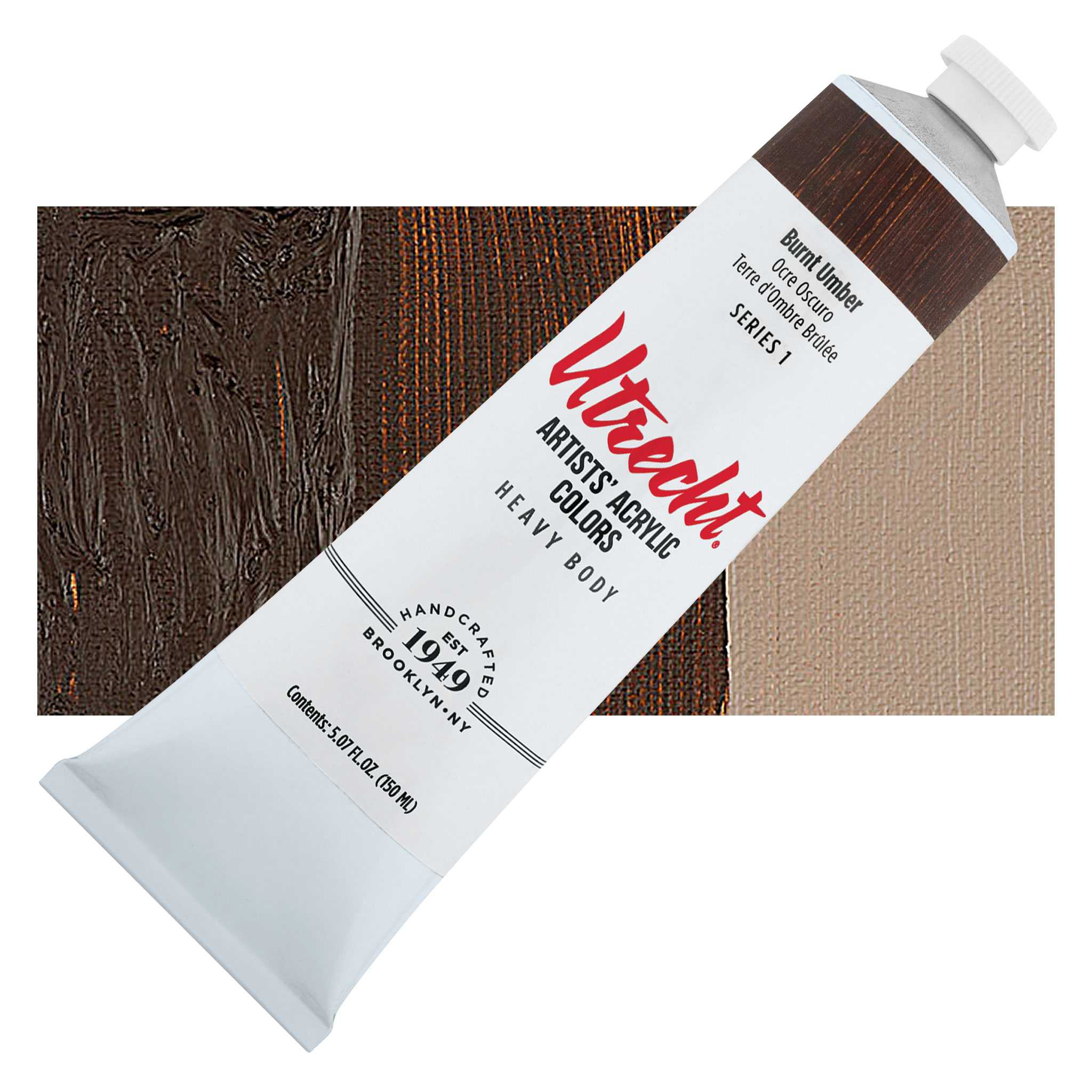 Utrecht Artists' Acrylic Paint - Titanium White, 5 oz Tube