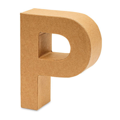Papier Mache Letter - P
