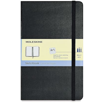 Moleskine Sketchbook - Black, , Large, 8-1/4