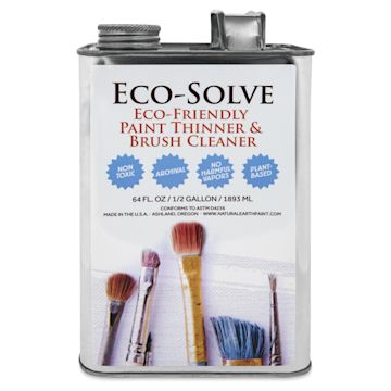 Open in modal - Natural Earth Paint Eco-Solve Paint Thinner - 64 oz, Aluminum Bottle