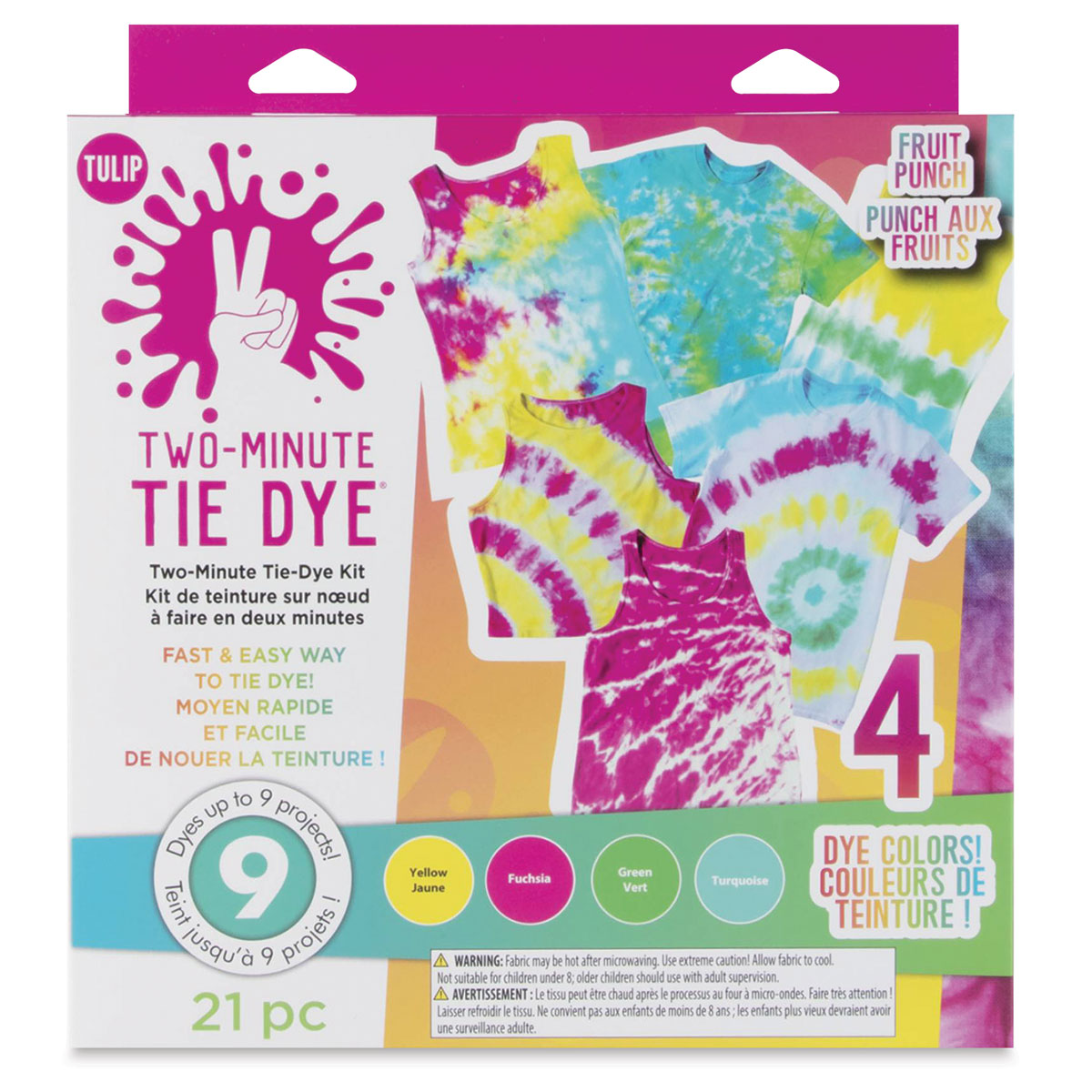 Tulip Two-Minute Tie-Dye Kits | BLICK Art Materials