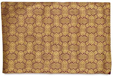 Open in modal - Lama Li Decorative Papers - Single sheet of Mandchou pattern in Burgundy