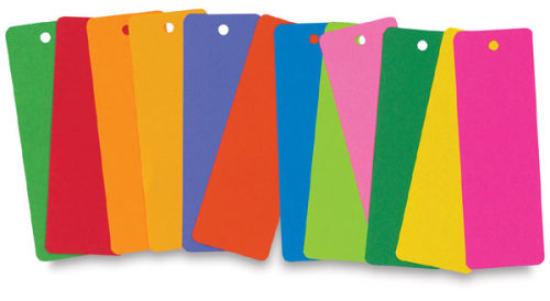 Bookmarks- Assorted Color Blank Bookmarks