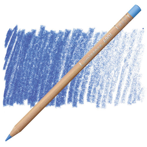 Caran d'Ache Luminance Colored Pencil - Genuine Cobalt Blue