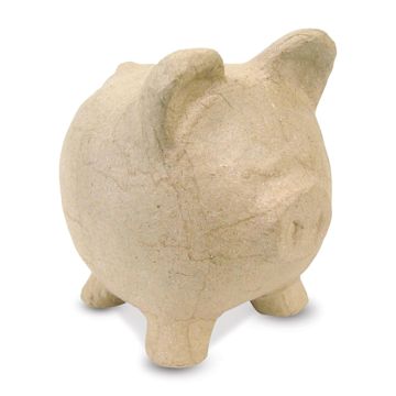 Open in modal - DecoPatch Paper Mache Money Box - Pig