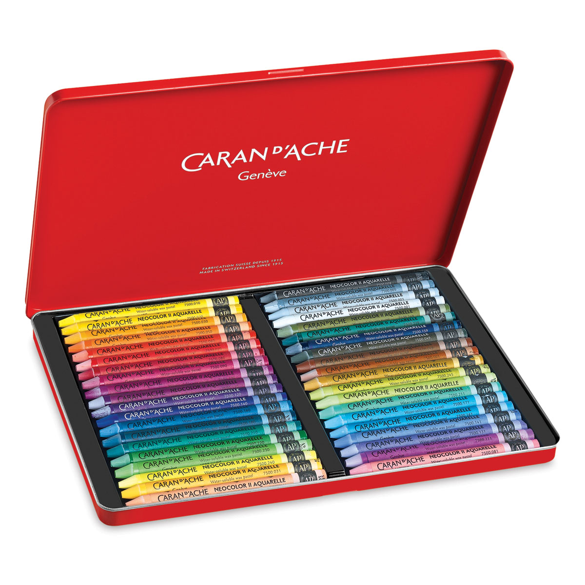 Art Supply/Product Review, Caran D'Ache NEOCOLOR II Watersoluable Crayons  (84 Set +Speed Paint) 