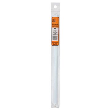 Open in modal - Plastruct Plastic Strip - Pkg of 10, 0.03" H × 0.08" W × 10" L - front of packaging
