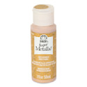 Plaid FolkArt Sugar Metallic Acrylic Paint - Evergold, oz, Bottle