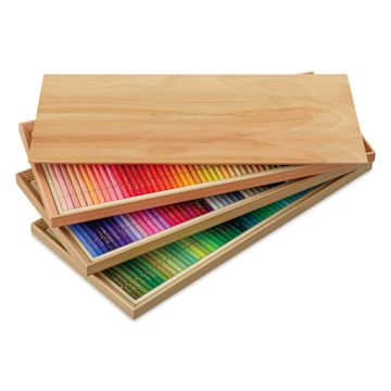 Open in modal - Holbein Artists’ Colored Pencil 30th Anniversary Wood Box Set