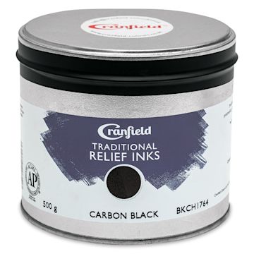 Open in modal - Cranfield Traditional Relief Ink - Carbon Black, 500 g - front