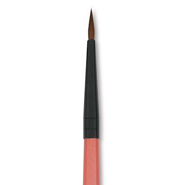 Open in modal - Dynasty Water Lily Watercolor Brush - Short Handle, Round, Size 2, close-up