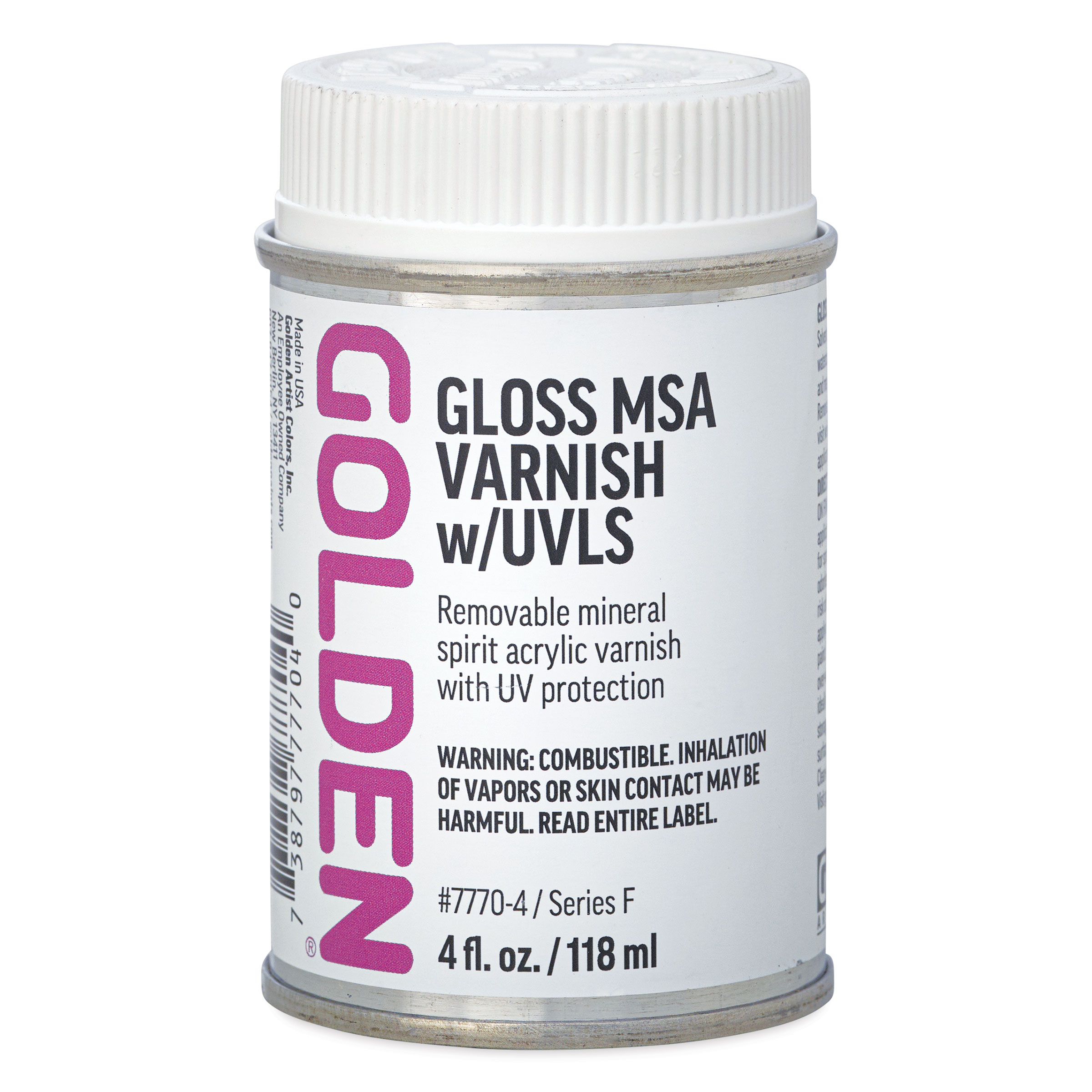 Golden MSA Varnish with UVLS - Gloss, 32 oz