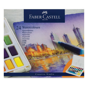 Faber Castell Creative Studio Half Pan Watercolor Sets