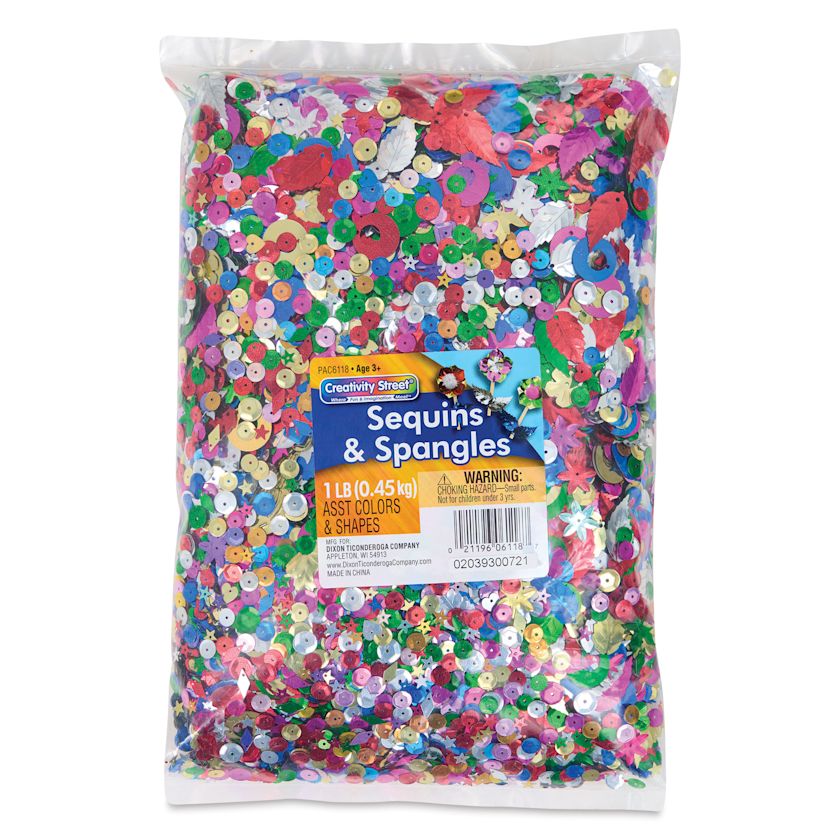 Spangles Packet Creativity Street Sequins and Spangles - Classroom Pack, Assortments, 1 ...