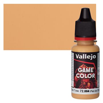 Open in modal - Vallejo Game Color Acrylic Paint - Elf Skin Tone - Bottle and Swatch