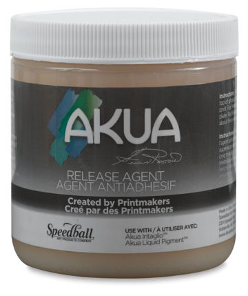 Akua Intaglio Release Agent - Front view of 8 oz jar