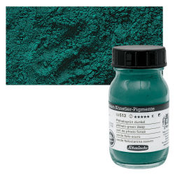 Schmincke Pigment - Phthalo Green Deep, 100 ml Jar