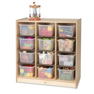Whitney Brothers 12-Cubby Storage Cabinet