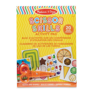 Melissa & Doug Scissor Skills Activity Pad - Games and Shapes (Activity pad with scissors)