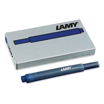 Open in modal - Lamy T10 Giant Ink Cartridges - Blue/Black, Pkg of 5