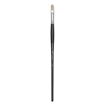 Open in modal - Blick Studio Bristle Brush - Filbert, Long Handle, Size 12
