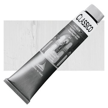 Open in modal - Maimeri Classico Oil Color - Super Rapid White, 200 ml tube and swatch