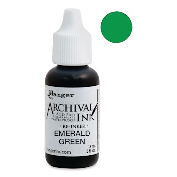 Open in modal - Ranger Archival Ink Pad Re-Inker - Emerald Green