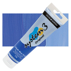 Daler-Rowney System 3 Acrylics - Cobalt Blue Hue, 150 ml tube