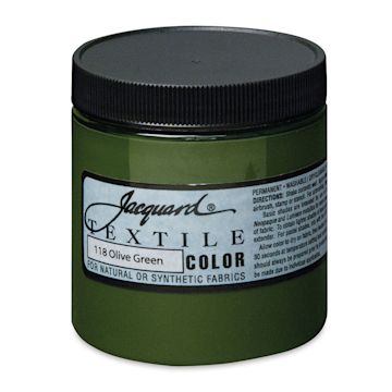 Open in modal - Jacquard Textile Color - Olive Green, 8 oz jar