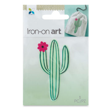 Iron-On Art - Front of package of Small Cactus