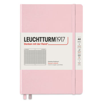 Leuchtturm1917 Squared Hardbound Notebook - Powder, 5-3/4" x 8-1/4"