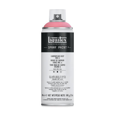 Liquitex Professional Spray Paint - Cadmium Red Deep Hue 6, 400 ml can
