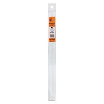 Open in modal - Plastruct Plastic Square Strip - Pkg of 10, 0.02" H × 0.02" W × 10" L