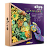 Okto Sensory Art DIY Wood & Craft Clay Kit - Succulents, Energy Colors