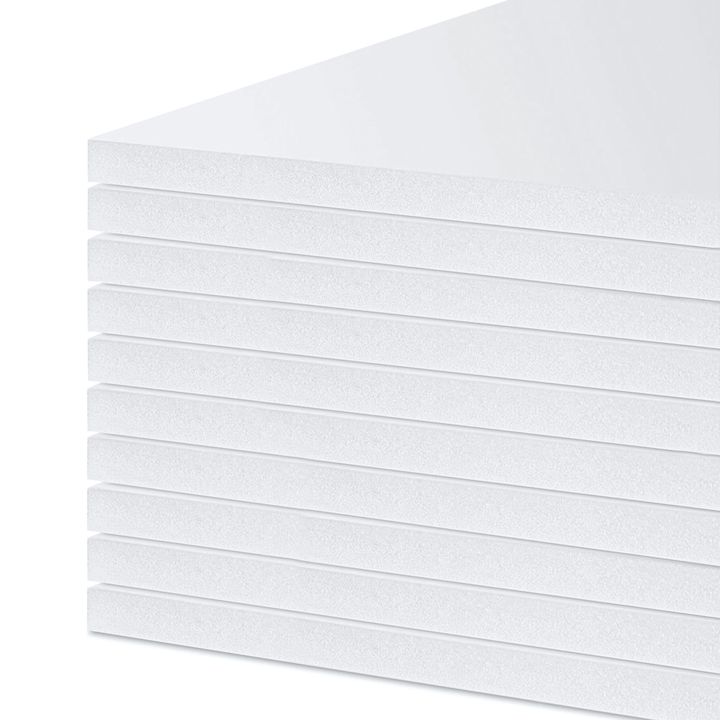 Elmer's Foamboard Pack 48" x 96 x 1/2", White, Pkg of 10 BLICK Art