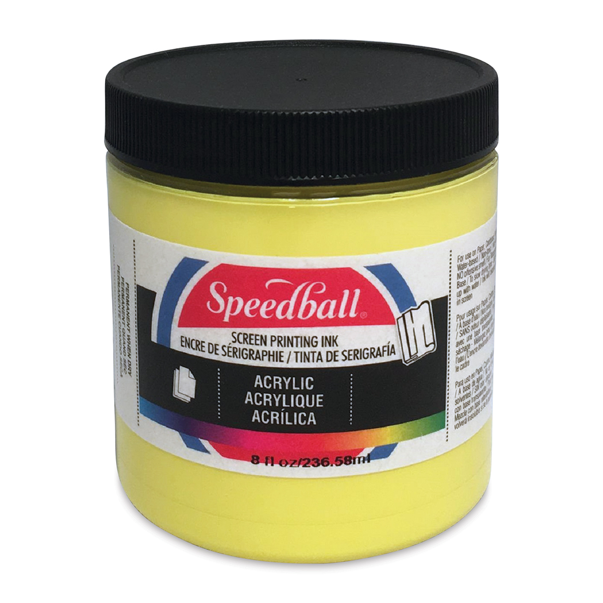 Speedball Acrylic Screen Printing Ink, 8-Ounce, Silver