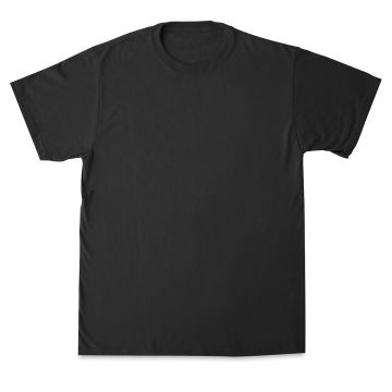 First Quality 50/50 T-Shirts, Adult Sizes - Black Medium