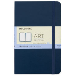 Moleskine Art Collection Sketchbook - Sapphire Blue, Medium (front)