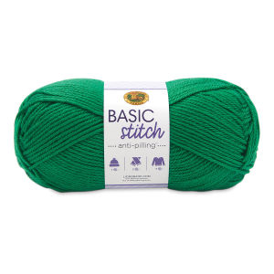 Lion Brand Basic Stitch Anti-Pilling Yarn - Grass, 185 yds