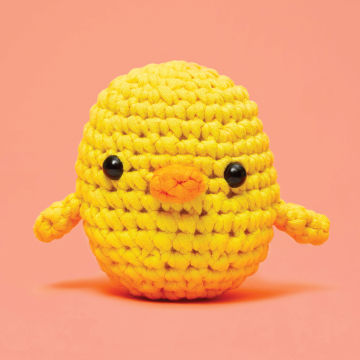 The Woobles Beginner Crochet Amigurumi Kit - Chick, front