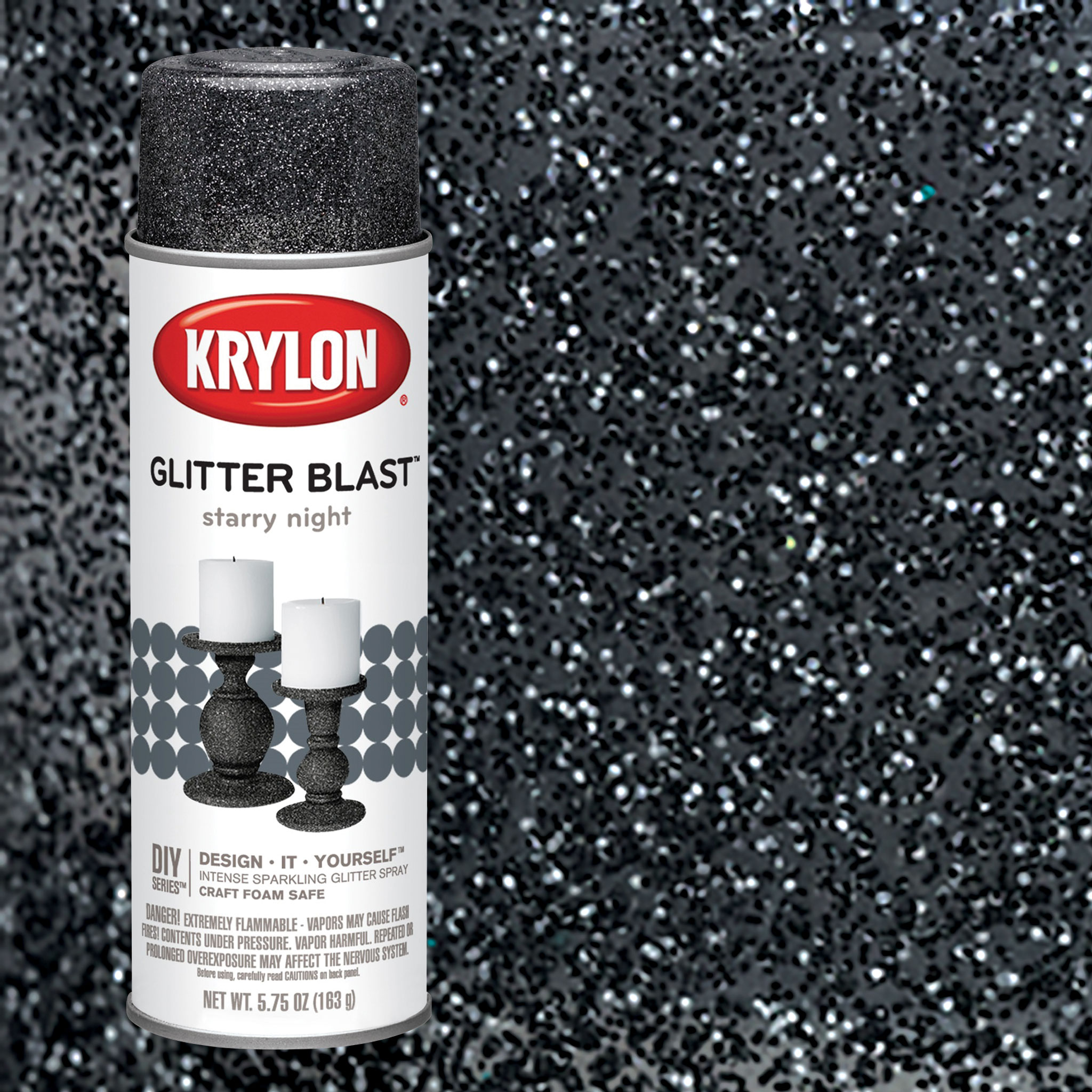 Krylon Glitter Blast Starry Night Spray Paint 5.75 oz - Ace Hardware