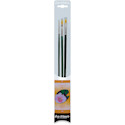 Da Vinci Nova Synthetic Brushes - Oil Painting Set, Long Handle, Set of 3