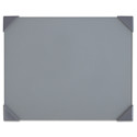 New Wave Posh Glass Tabletop Palette - Gray, 6.75" x 8.4"