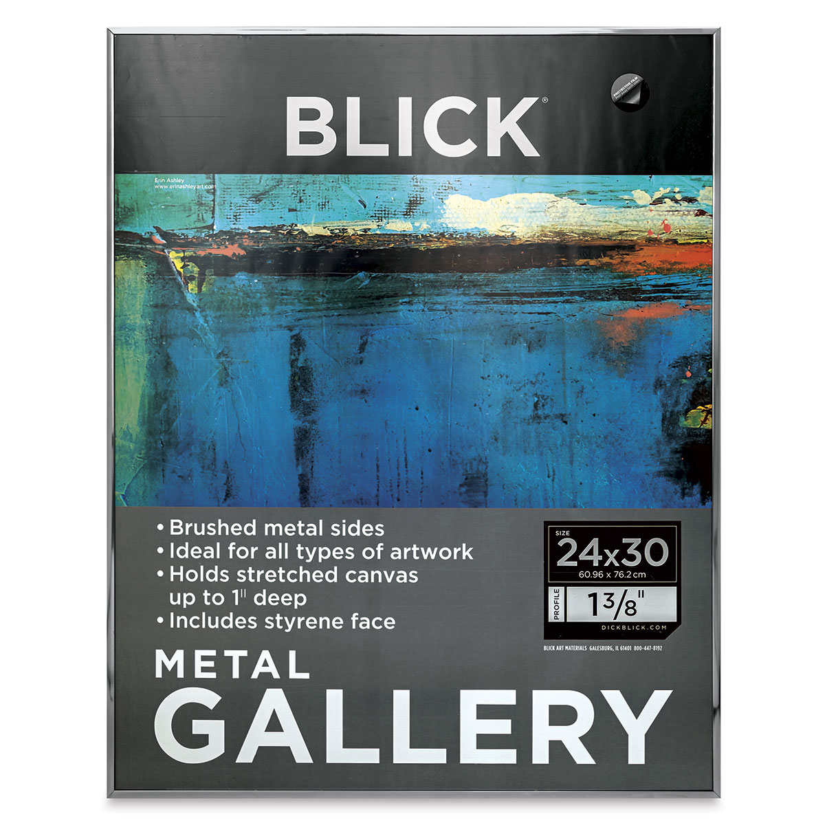 Blick Metal Gallery Frame - Silver, 24” X 30” | BLICK Art Materials