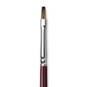 Da Vinci Black Sable Brush - Bright, Long Handle, Size 4