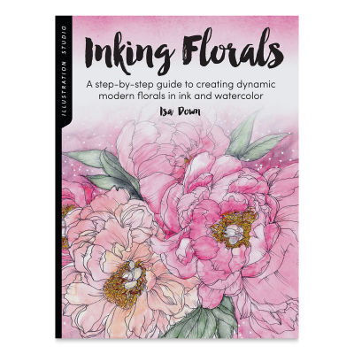 Illustration Studio: Inking Florals, Book Cover