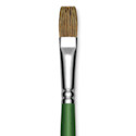 Blick Economy Sable Brush - Flat, Long Handle, Size 14