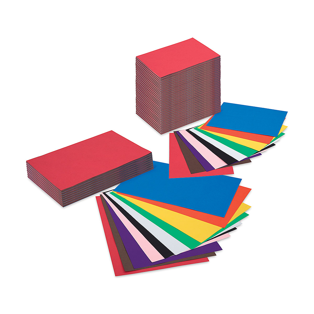 Tru-Ray Construction Paper Bulk Assortment, 10 Assorted Colors, 12