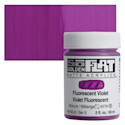 Golden SoFlat Matte Acrylic Paint - Fluorescent Violet, 59 ml, Jar