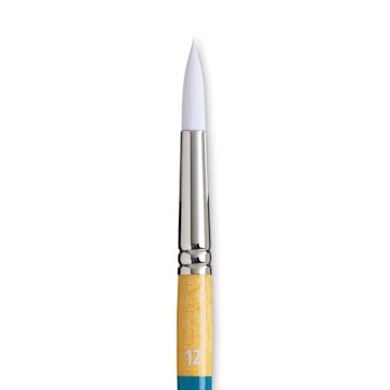 Open in modal - Princeton Snap! White Taklon Brush - Round, Short Handle, Size 12